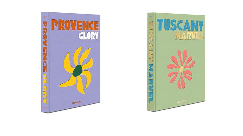 We are in love with Assouline's line of colorful places books, such as Provence Glory and Tuscany Marvel. The pops of color bring a wow factor into any entryway in which they are placed. Furthermore, guests will want to explore their contents for inspiration.